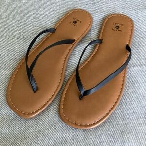 🌸 3/$15 Classic Black Flip Flops